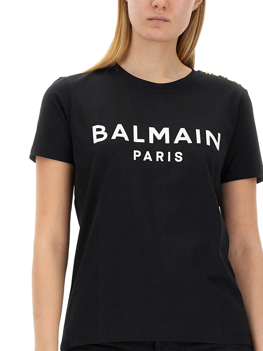 Balmain Women T-Shirt With Logo