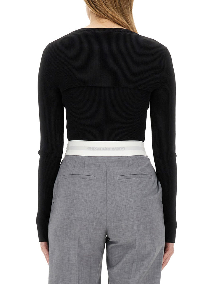 Alexander Wang Women Cropped Sweater
