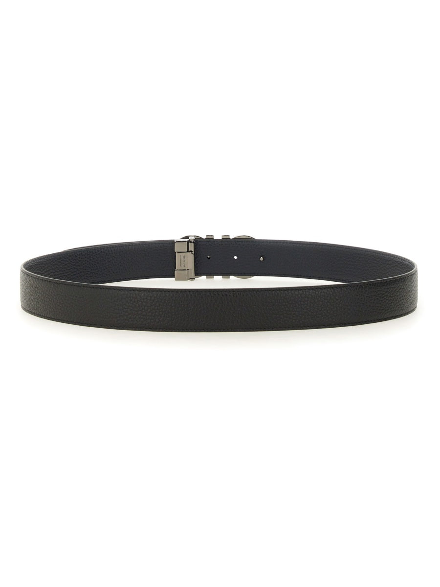 Ferragamo Men Cintura Reversibile Gancini