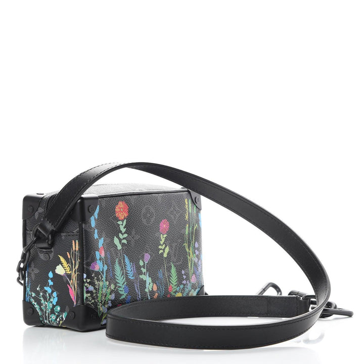 Louis Vuitton Monogram Eclipse Flower Print Mini Soft Trunk Women&