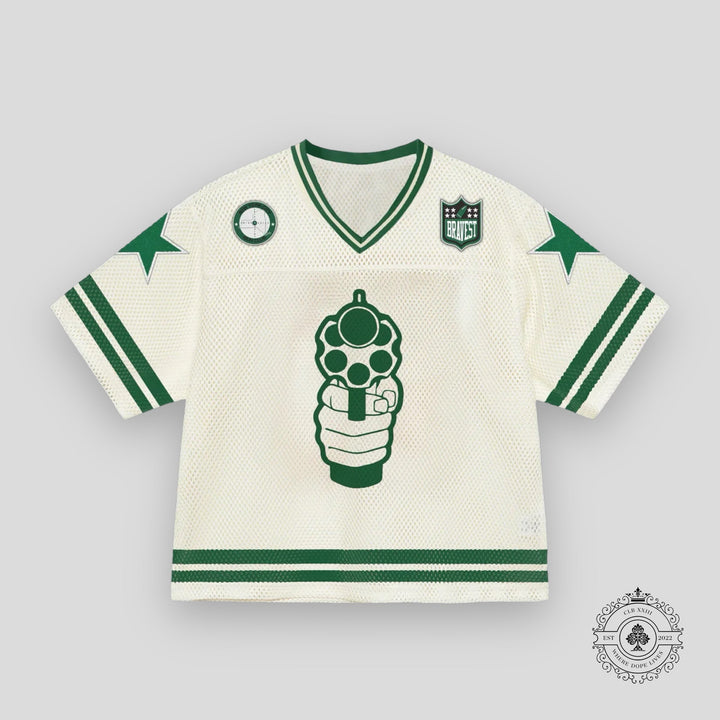 Bravest Studios 911 Football Jersey in Cream