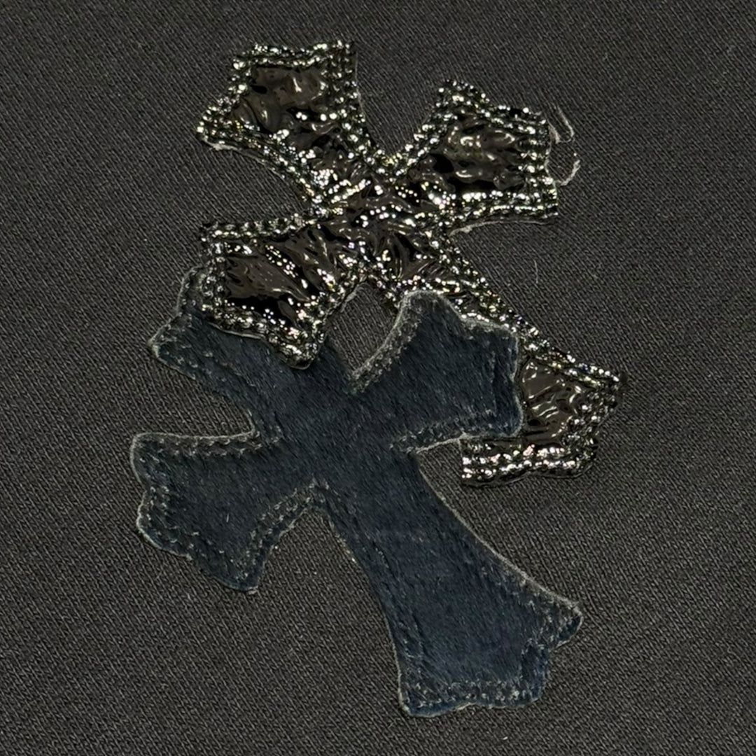 Chrome Hearts Cross Patch Sweatpants in Black