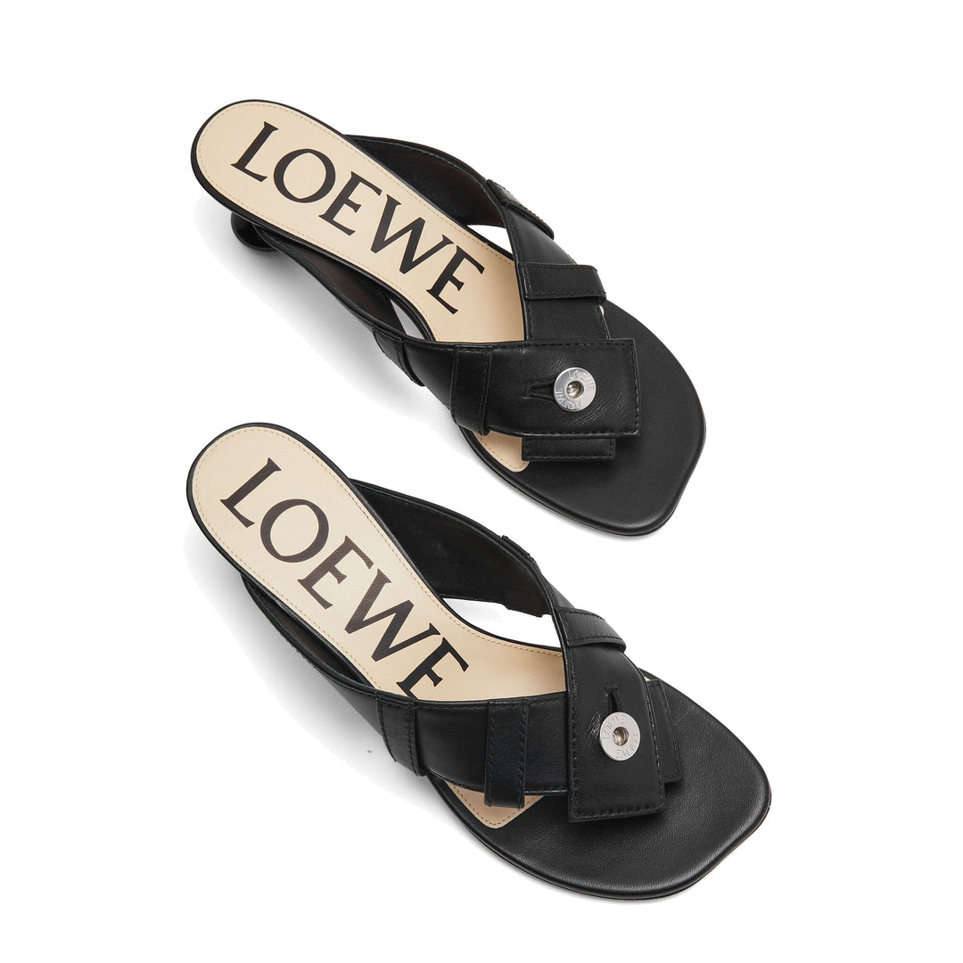Loewe Toy Panta 45Mm Leather Sandals Women