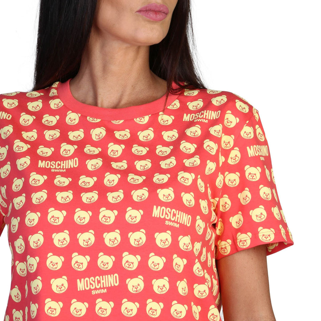 Moschino women's pink graphic T-shirts