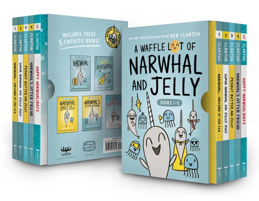 A Waffle Lot of Narwhal and Jelly (Hardcover Books 1-5) - Hardcover