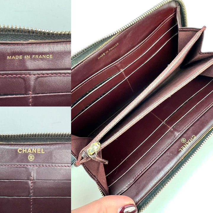 Chanel Caviar Quilted large gusset black wallet – STORE 7994