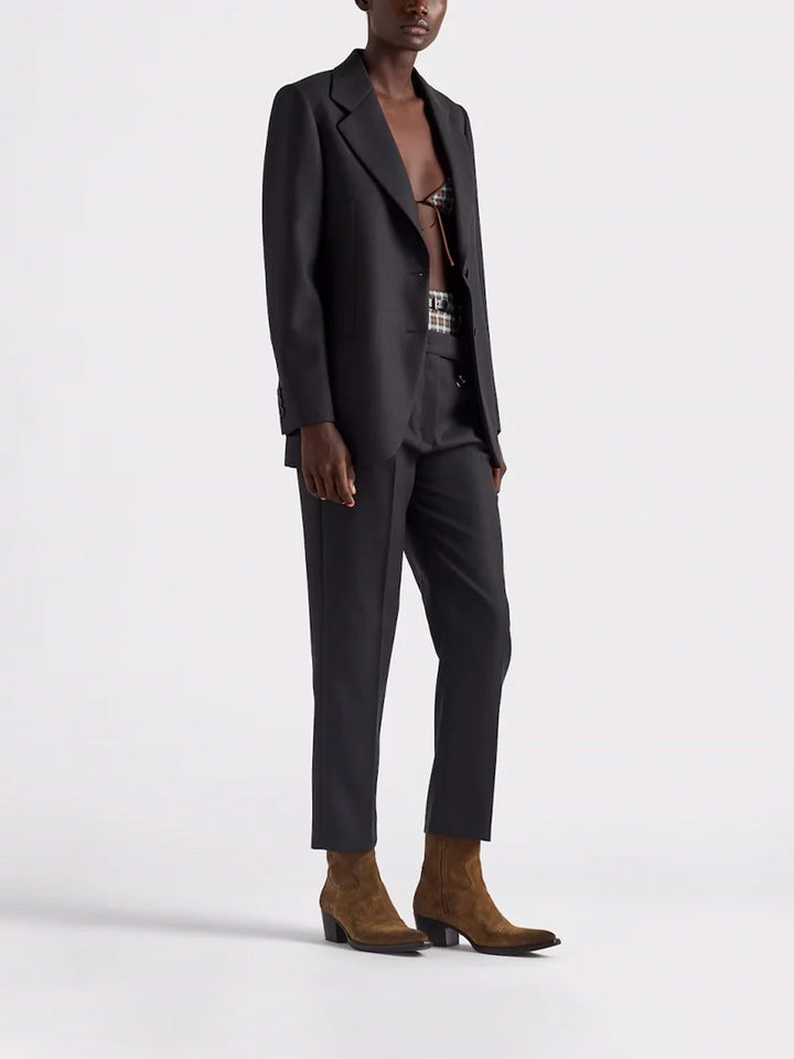 Prada Women Gabardine Straight Pants