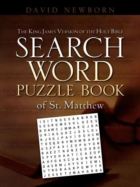 The King James Version of the Holy Bible Search Word Puzzle Book Of ST. Matthew - Paperback