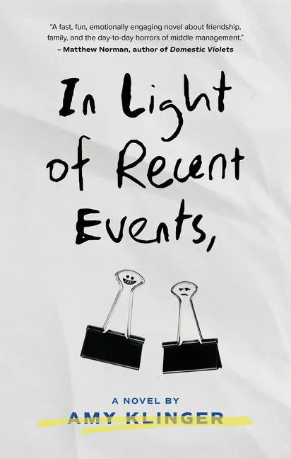 In Light of Recent Events - Paperback