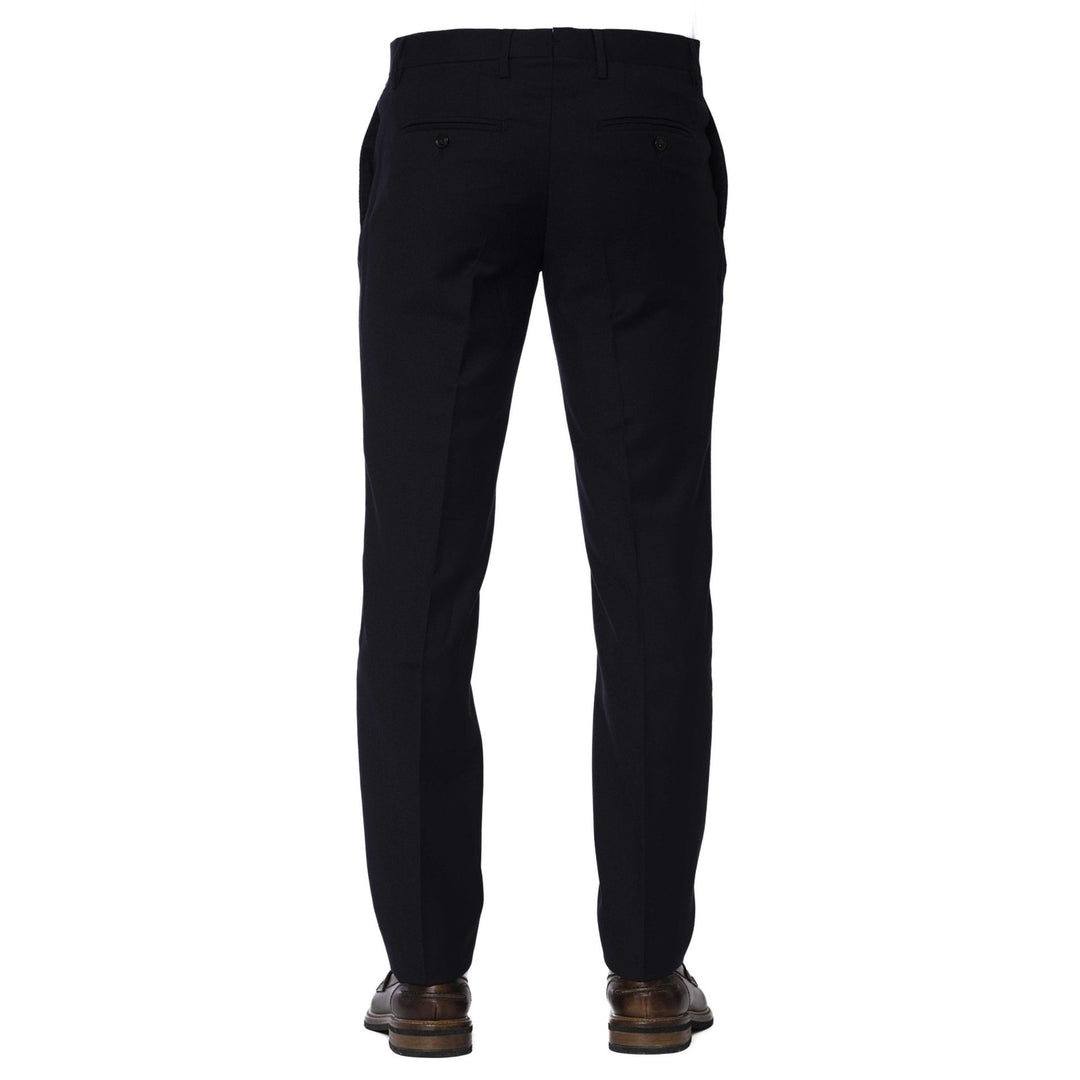 Men's blue synthetic trousers