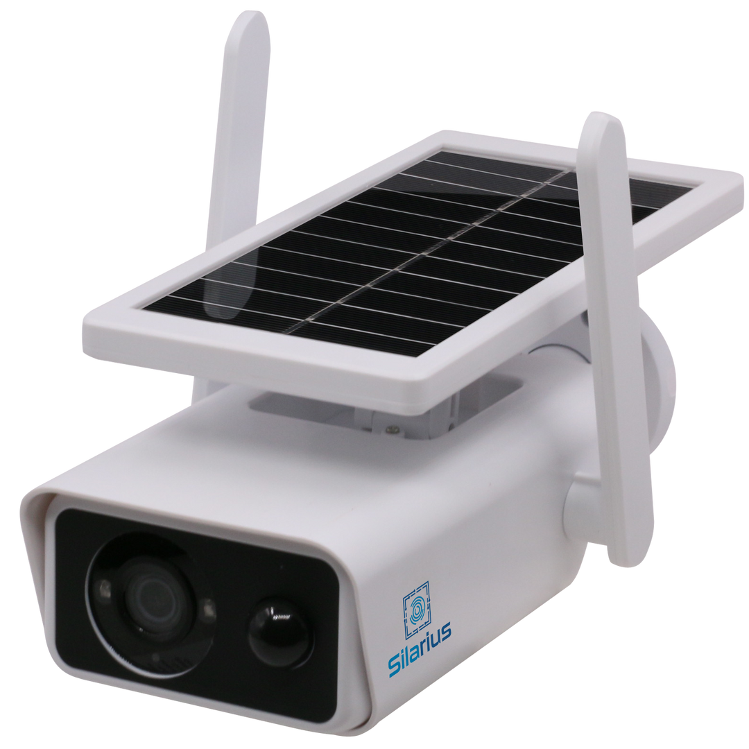 Silarius SIL-SOLARB3MPWIFI36 Bullet 3MP 3.6MM Solar Powered WiFi Camera (external removable 3W Solar Panel)