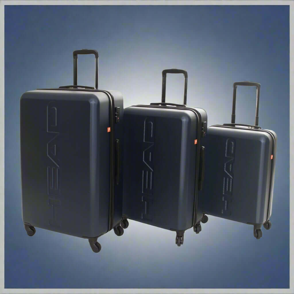Head navy blue Travel bags