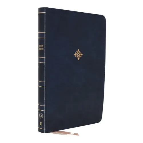 Nkjv, Thinline Reference Bible, Large Print, Leathersoft, Blue, Red Letter Edition, Comfort Print: Holy Bible, New King James Version - Imitation Leather
