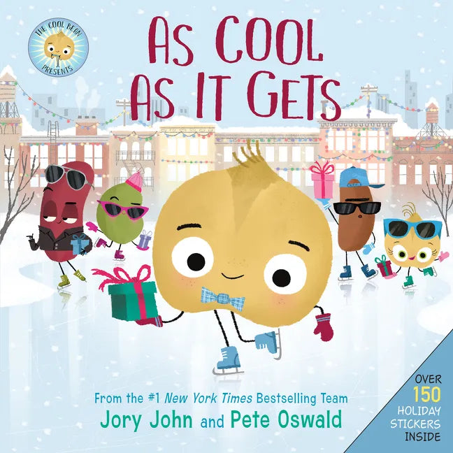 The Cool Bean Presents: As Cool as It Gets: Over 150 Stickers Inside! a Christmas Holiday Book for Kids - Hardcover