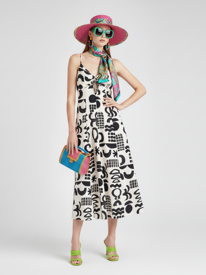 BYMANYC ® New York A - Line Floral Dress, Dumbo | Bymanyc New York Women