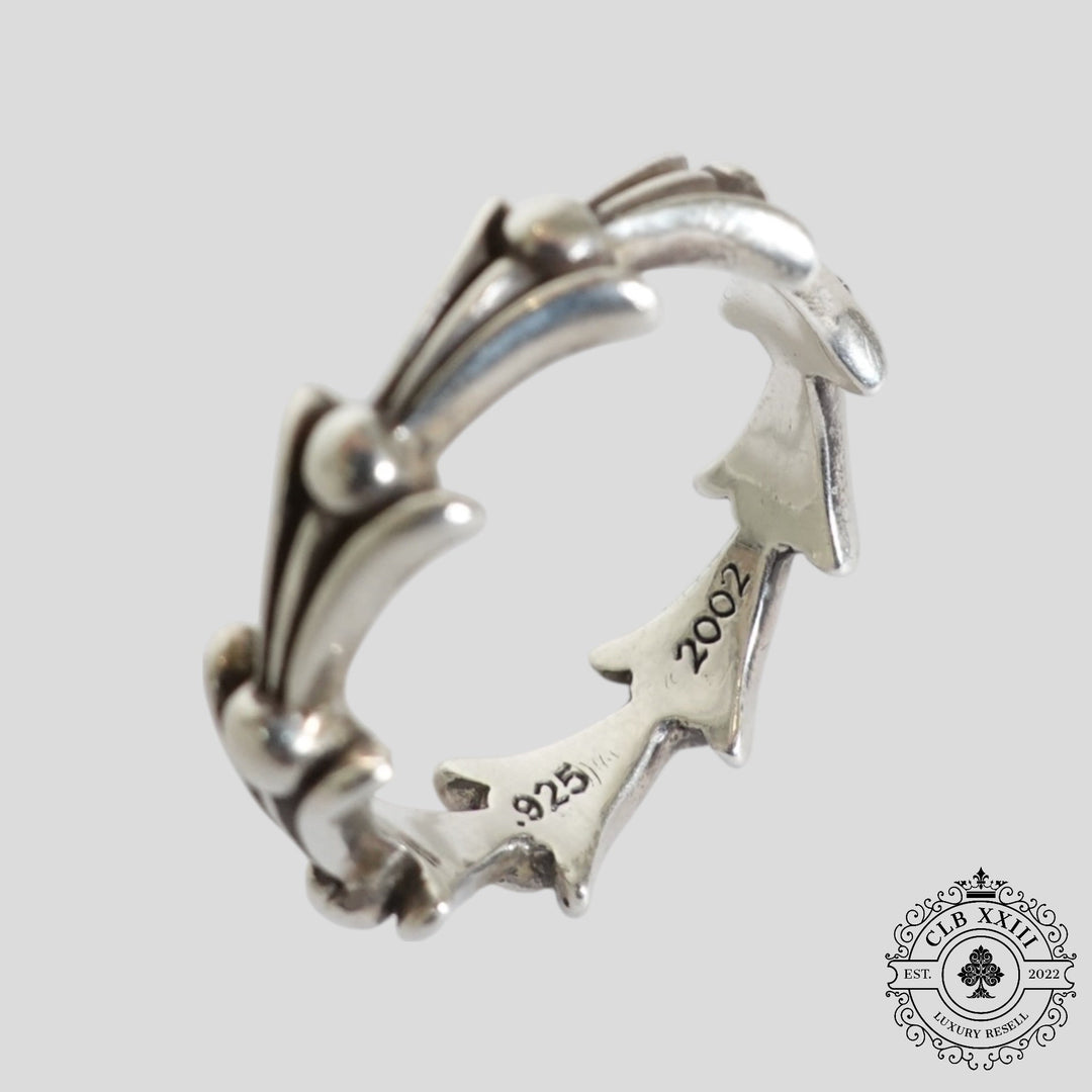 Chrome Hearts Crosstail Ring in Silver