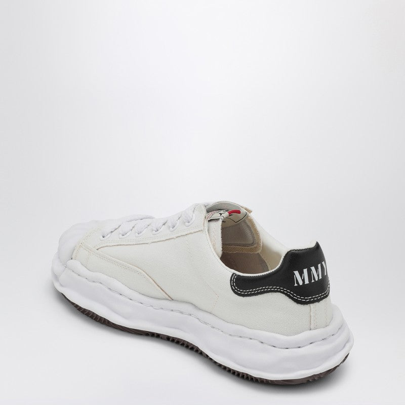 Maison Mihara Yasuhiro White Canvas Blakey Low-Top Sneakers Men