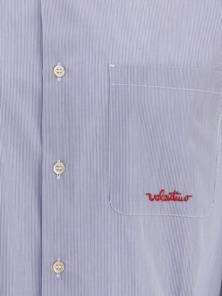 Valentino Men Striped Shirt