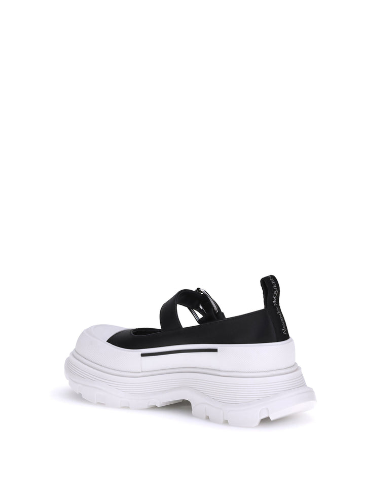 Alexander Mcqueen Women Leather And Rubber Sneakers