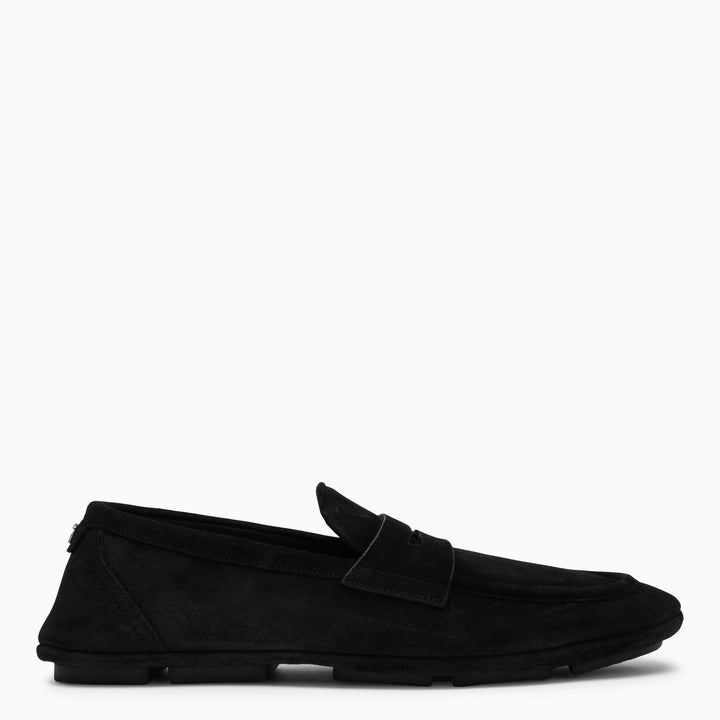 Dolce&amp;Gabbana Black Suede Loafer