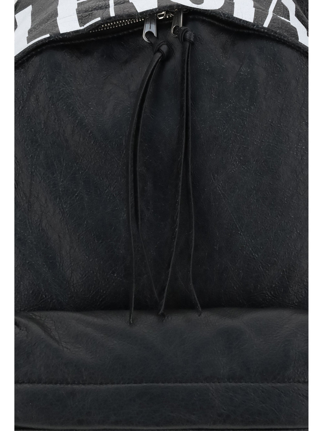 Balenciaga Men Crinkle Effect Backpack