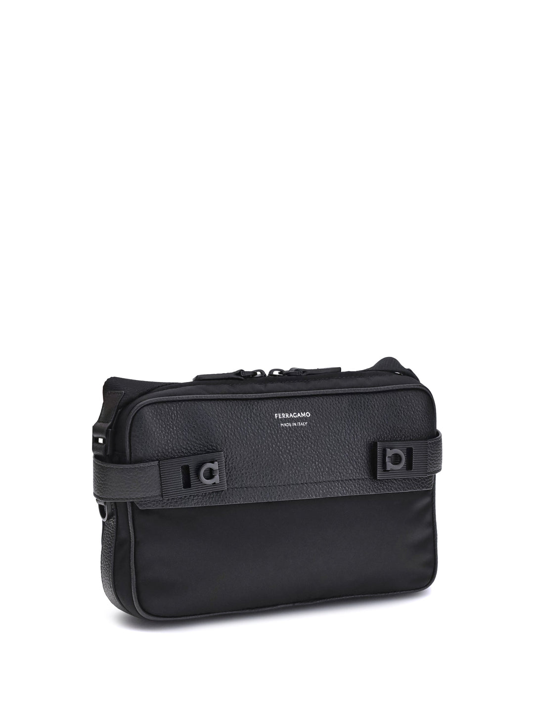 Ferragamo Men Gancini Buckle Shoulder Bag