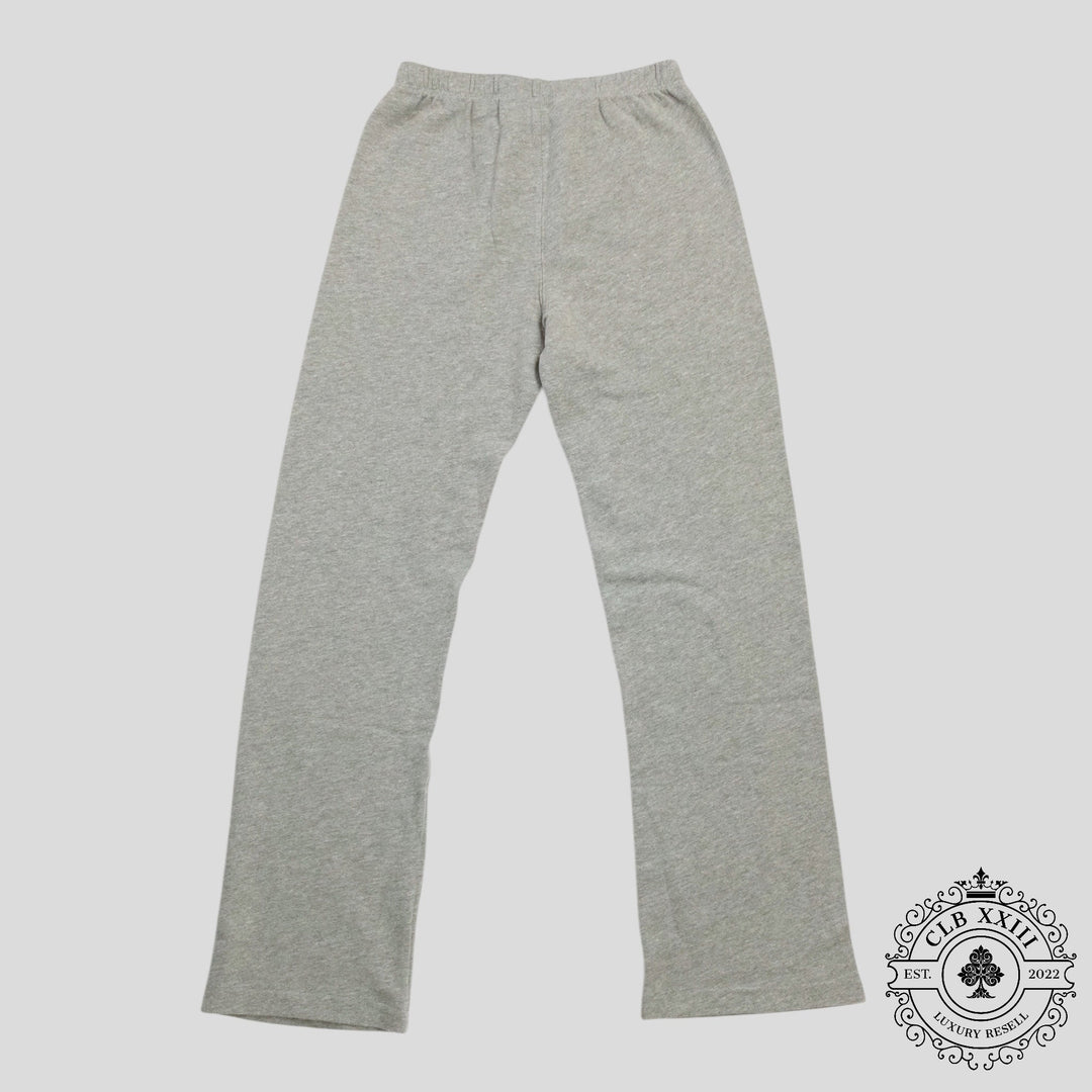 Chrome Hearts Women's Triple Cross CH Flocked Sweatpants in Grey