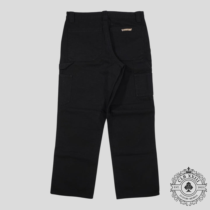 Chrome Hearts Double Knee Carpenter Pants in Black