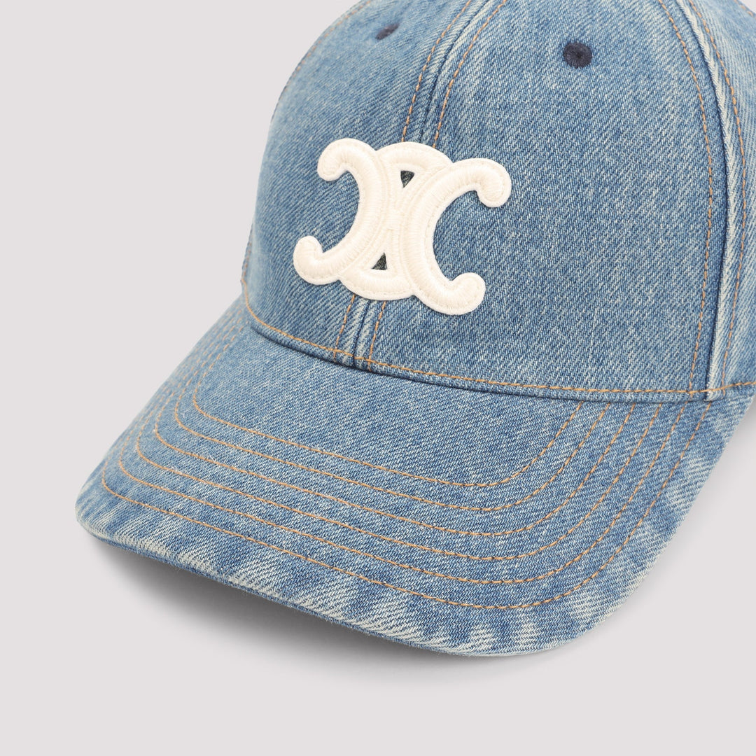 CELINE Triomphe Logo-Appliquéd Baseball Cap