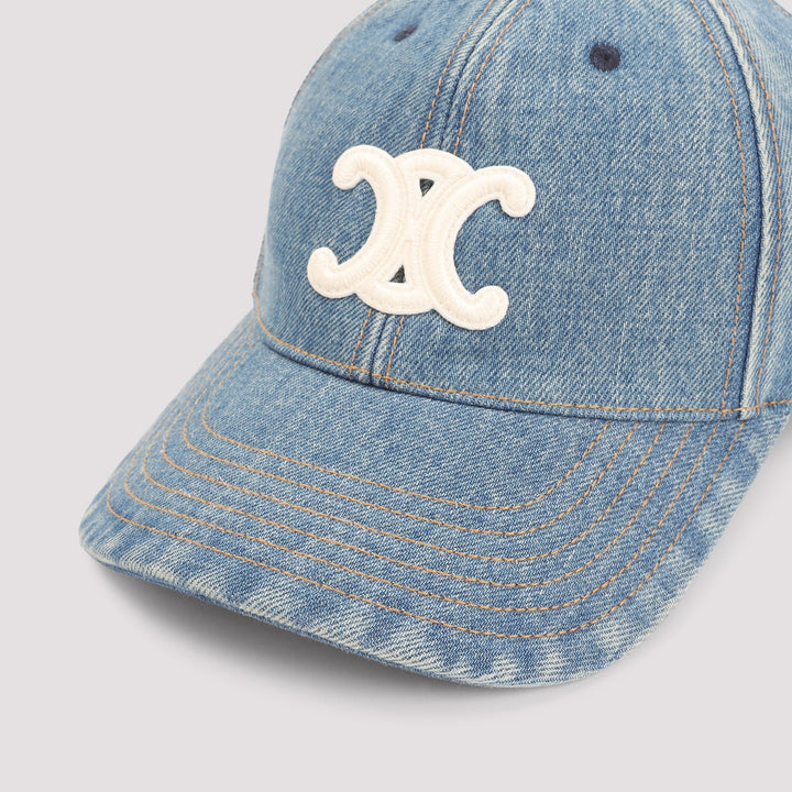 CELINE Triomphe Logo-Appliquéd Baseball Cap