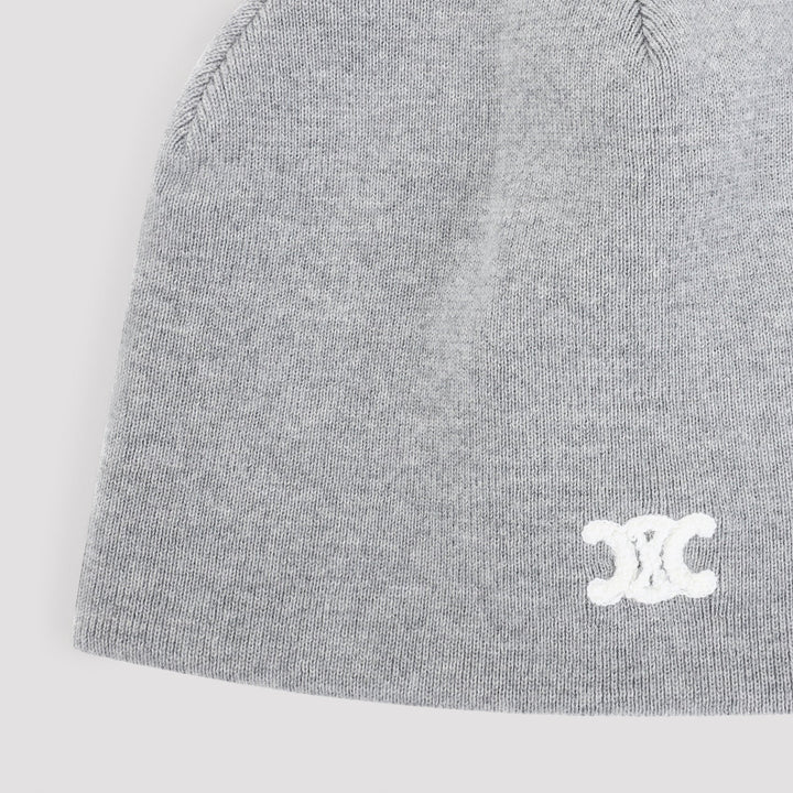 CELINE Triomphe Wool Beanie
