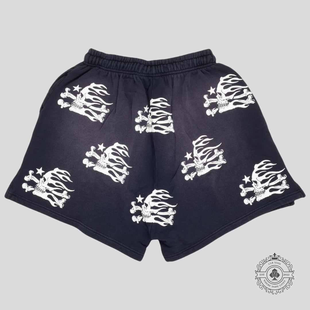 Hellstar Skull Shorts in Black