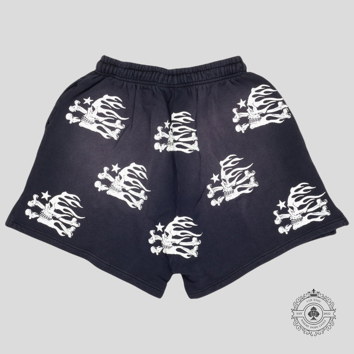 Hellstar Skull Shorts in Black