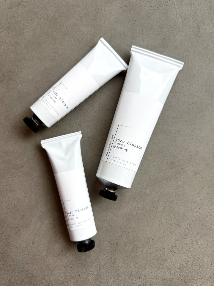 YUZU BLOSSOM + HINOKI | ORGANIC ALOE FLOWER HAND LOTION