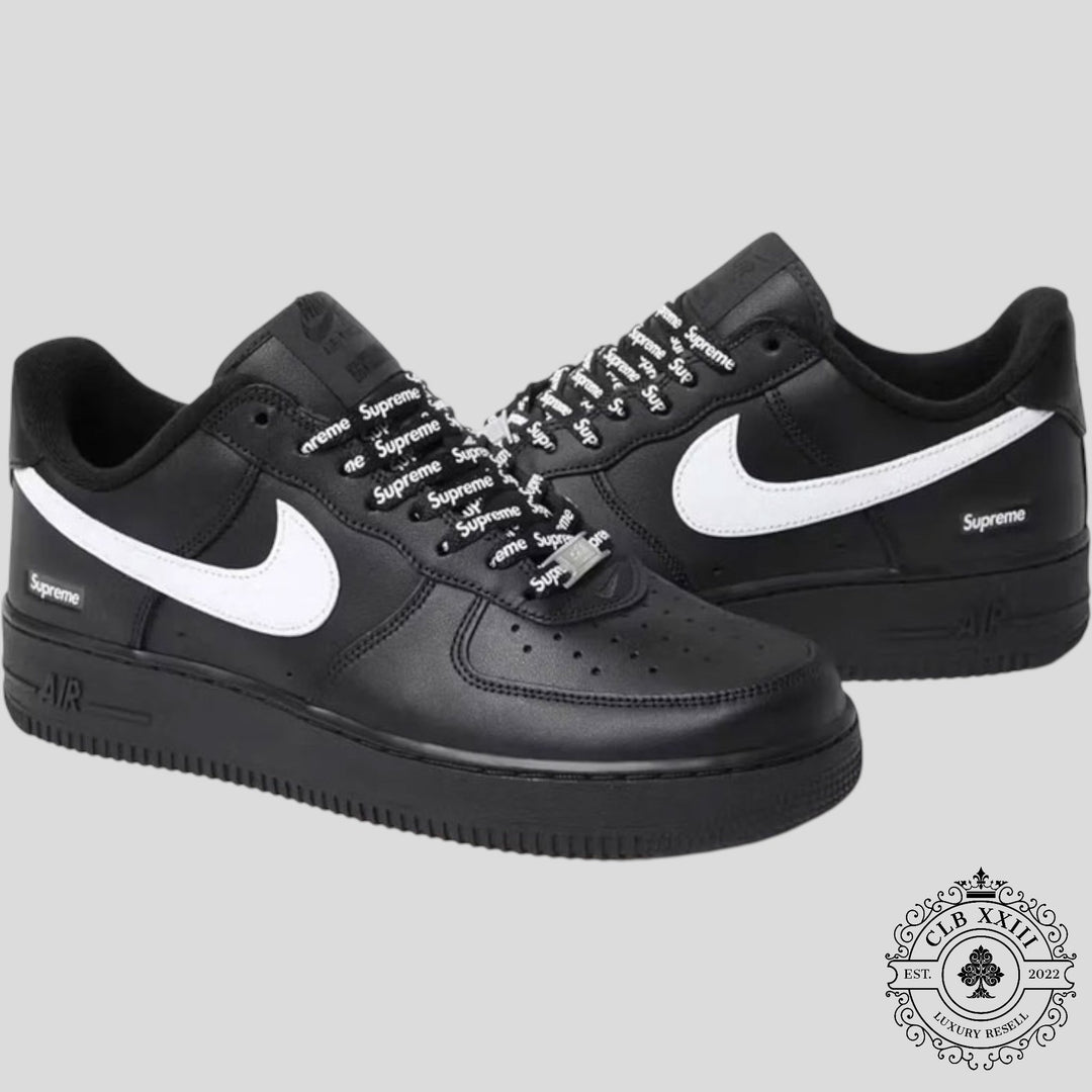 Nike Air Force 1 Low Supreme Black White