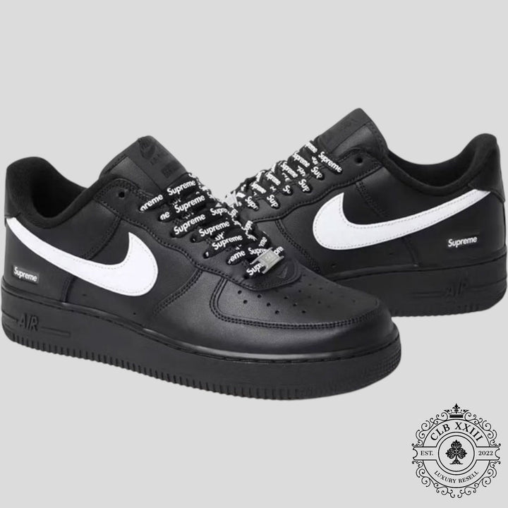 Nike Air Force 1 Low Supreme Black White