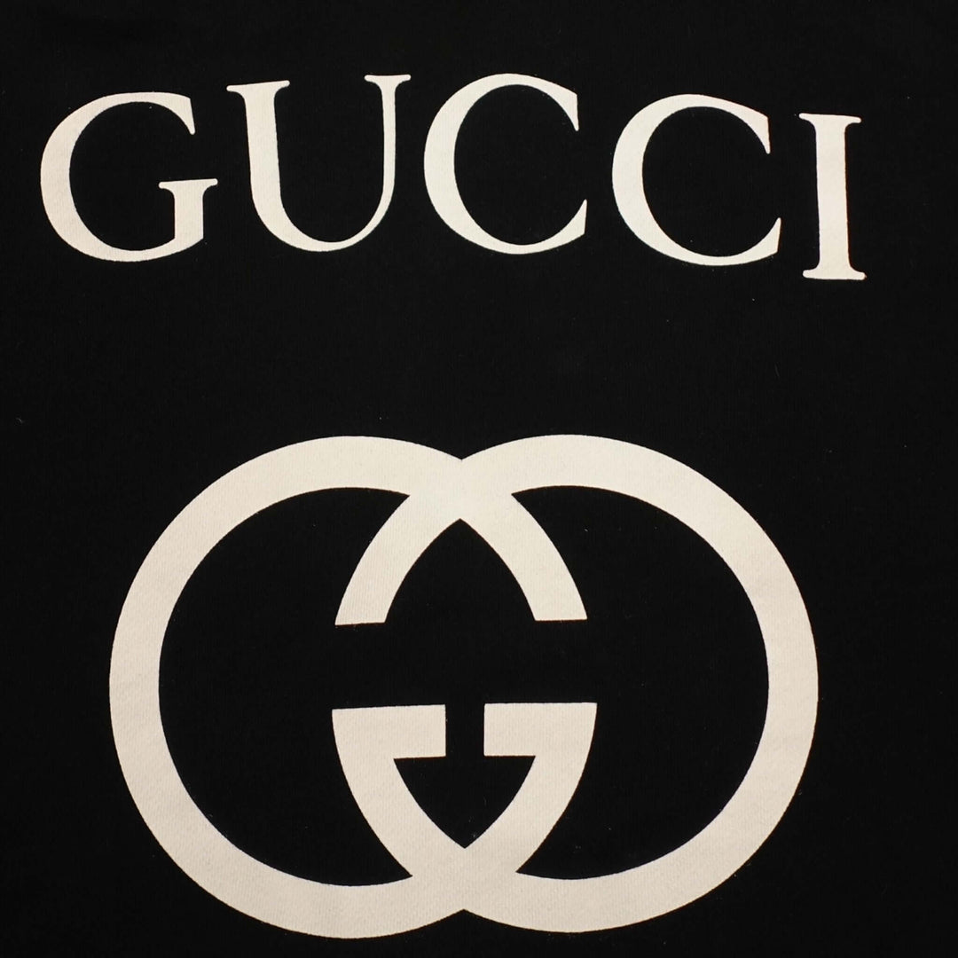 Gucci Interlocking G Oversized Hoodie in Black