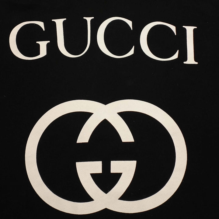 Gucci Interlocking G Oversized Hoodie in Black
