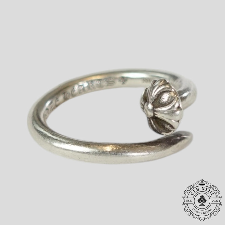 Chrome Hearts Nail Ring in Silver