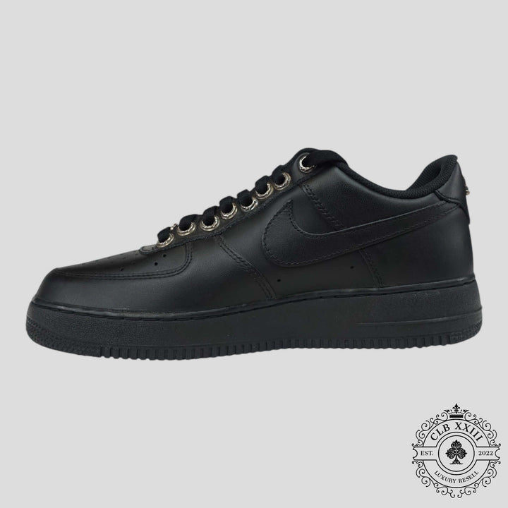 Chrome Hearts Nike Air Force 1 Low in Black
