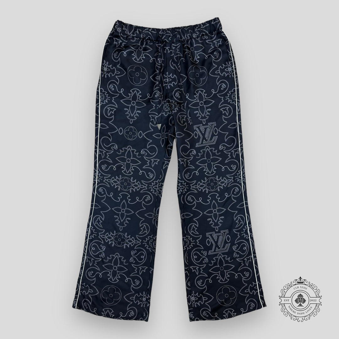 Louis Vuitton Printed Silk Pyjama Pants