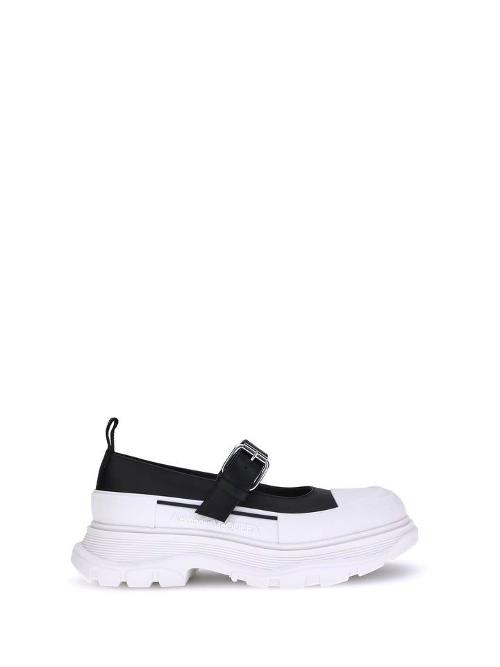 Alexander Mcqueen Women Leather And Rubber Sneakers