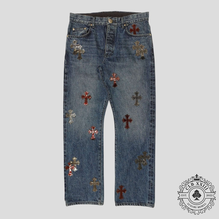 Chrome Hearts Gel Patch Turbo Diesel Jeans