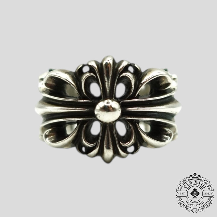 Chrome Hearts Double Floral Ring