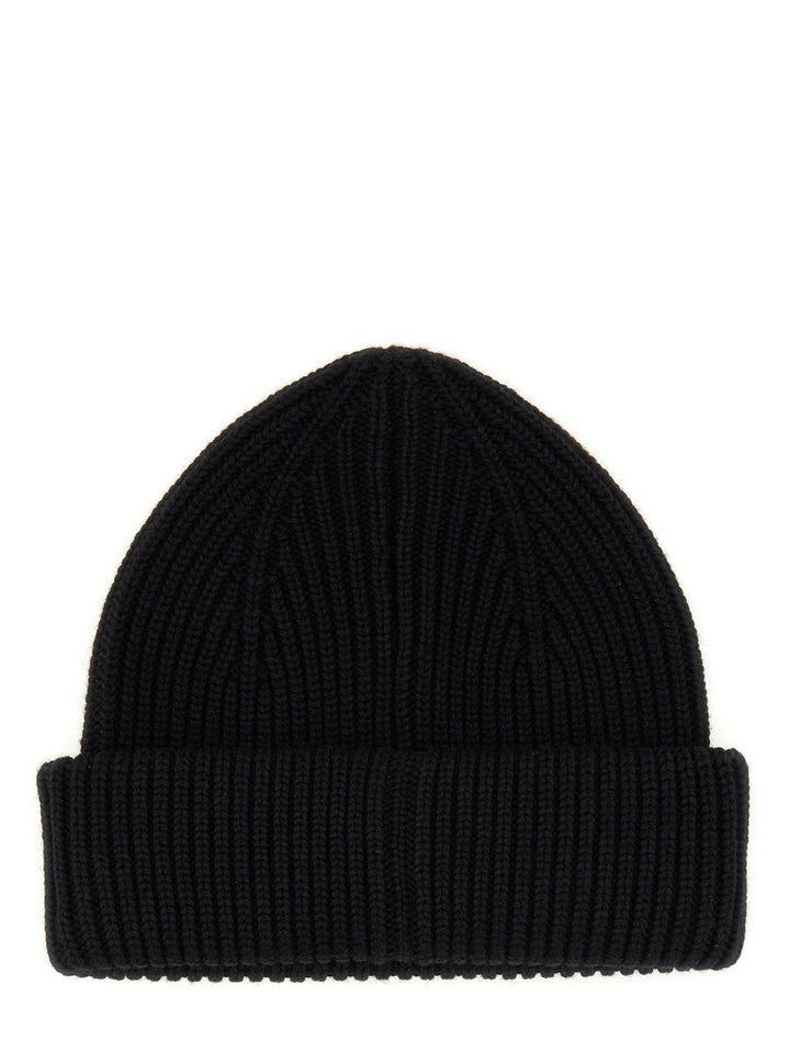 LANVIN Wool Logo Beanie Hat - FW25
