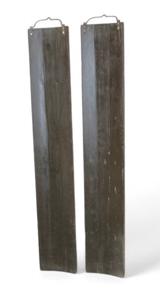 Pair Black Door Plaque