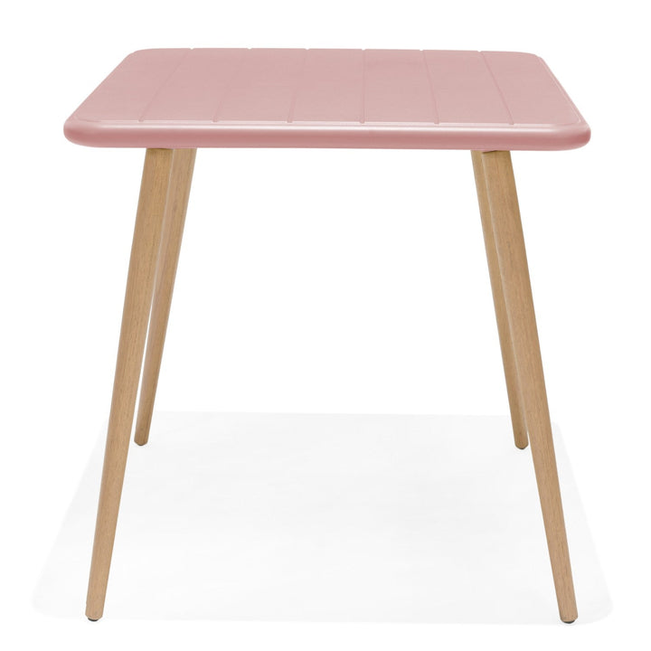Nassau Square Table – Peony Pink Social Plastic®