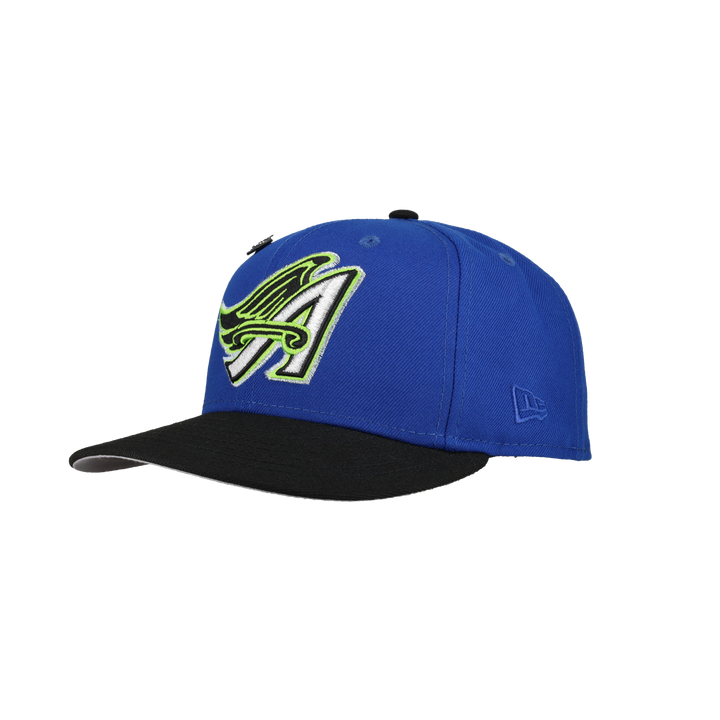 Anaheim Angels 50th Season Metallic Lime 59Fifty Fitted Hat