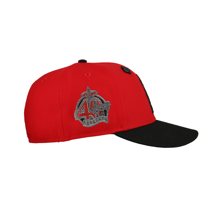 Anaheim Angels 40th Season Metallic Tie Dye 59Fifty Fitted Hat