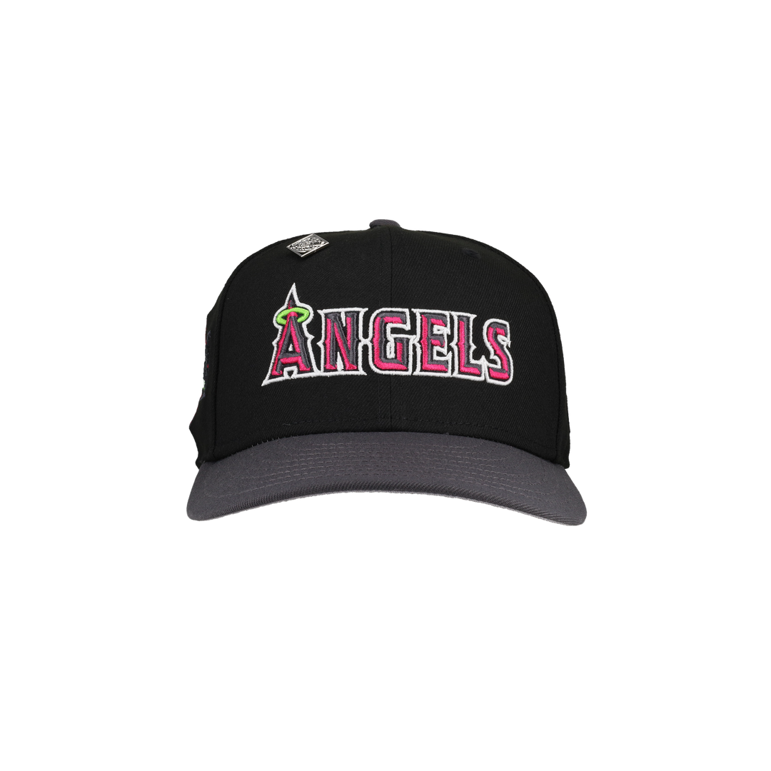 Anaheim Angels 1989 All Star Game Script Graphite/Black 59Fifty Fitted Hat